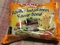Количество сахара в Nouilles instantanées saveur boeuf
