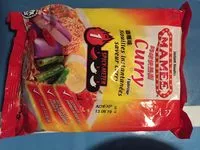 Количество сахара в Nouilles instantanees saveur curry