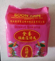 中的糖分和营养成分 Soon ann