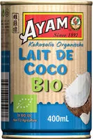Suhkru kogus sees Lait de coco bio