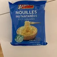 Suhkru kogus sees Nouilles instantanées crevette