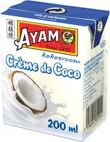 Suhkru kogus sees Crème de coco Ayam™