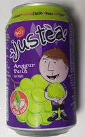 Количество сахара в Justea White Grape Green Tea