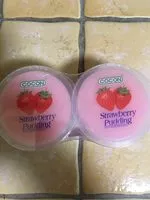 İçindeki şeker miktarı Strawberry pudding