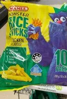 Количество сахара в Monster Rice Sticks