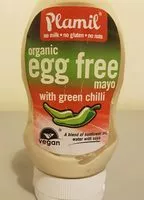 Suhkru kogus sees Organic Egg Free Mayo With Green Chili
