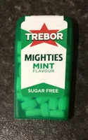 中的糖分和营养成分 Trebor