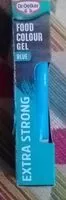 Jumlah gula yang masuk food colour gel blue extra strong