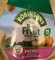 İçindeki şeker miktarı Mini Apple and Blackcurrant soft drink