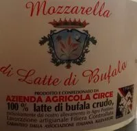 Suhkru kogus sees Mozzarella Di Latte Di Bufala