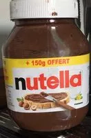 चीनी की मात्रा Nutella