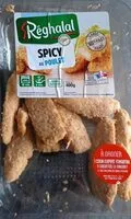 Sokerin määrä sisällä Spicy au poulet