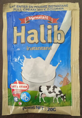 Sucre et nutriments contenus dans Halib