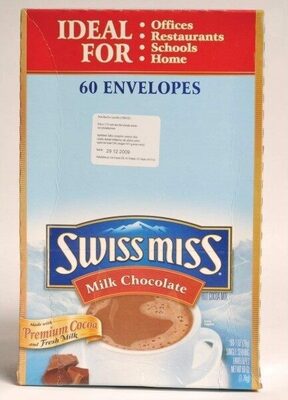 Sucre et nutriments contenus dans Swiss miss