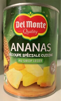 Sucre et nutriments contenus dans Del monte foods