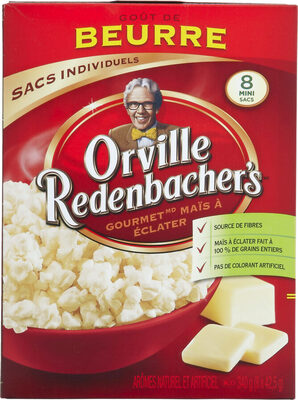 Sucre et nutriments contenus dans Orville redenbacher s