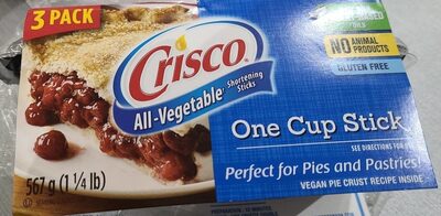 Sucre et nutriments contenus dans Crisco