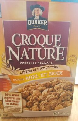 Sucre et nutriments contenus dans Quakerquaker oats