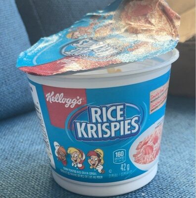 Sucre et nutriments contenus dans Rice krispies