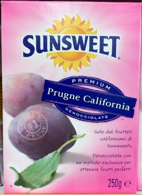 Сахар и питательные вещества в Sunsweet