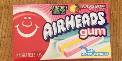 Sucre et nutriments contenus dans Airheads