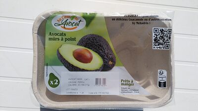 Sucre et nutriments contenus dans Avocats