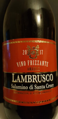 Zucker und Nährstoffe drin Lambrusco salamino die santa croce