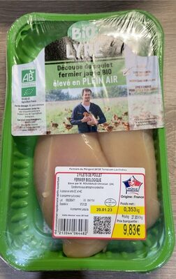 Poulets fermiers jaunes