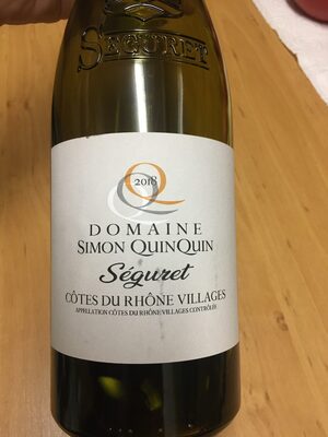 Sucre et nutriments contenus dans Domaine simon quinquin