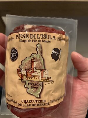 Sucre et nutriments contenus dans Charcuterie de l ile de beaute