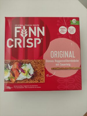 Zucker und Nährstoffe drin Finn crisp