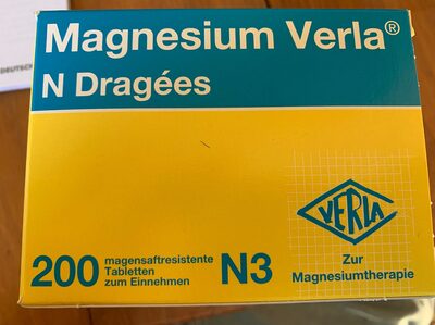 Zucker und Nährstoffe drin Verla pharm arzneimittel