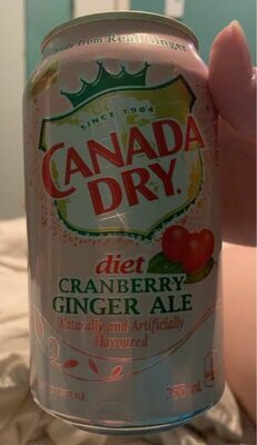 Sucre et nutriments contenus dans Canada dry