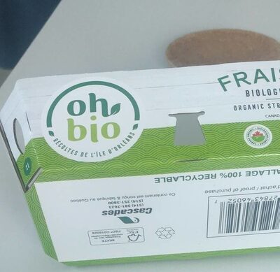 Sucre et nutriments contenus dans Oh bio