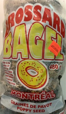 Zucker und Nährstoffe drin Brossard bagel