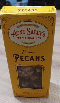 Sucre et nutriments contenus dans Aunt sally s