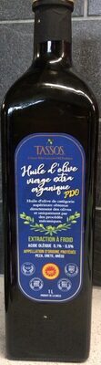 Sucre et nutriments contenus dans Tassos