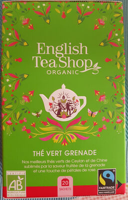 Sucre et nutriments contenus dans English tea shop