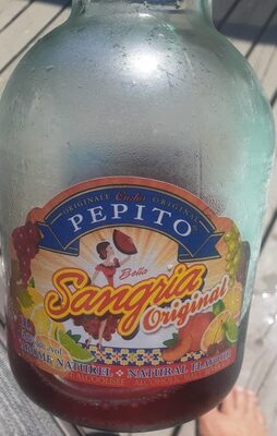 Suhkur ja toitained sees Pepito sangria original