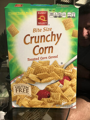 Suhkur ja toitained sees Crunchy corn