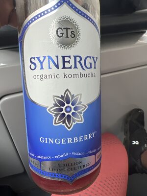 Sucre et nutriments contenus dans Synergy organic kombucha