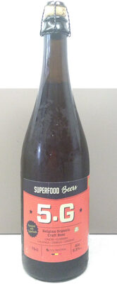 Sucre et nutriments contenus dans Superfood beers