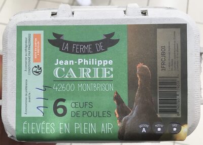 Sucre et nutriments contenus dans La ferme de jean philippe carie