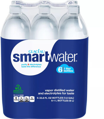 Sucre et nutriments contenus dans Smartwater