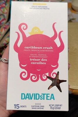 Сахар и питательные вещества в Davids tea