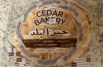 Sucre et nutriments contenus dans Cedar bakery