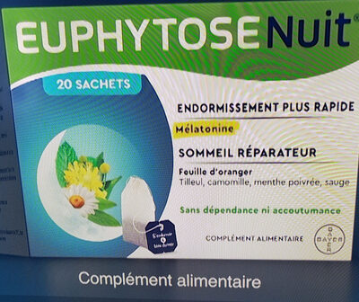 Sucre et nutriments contenus dans Euphytose nuit