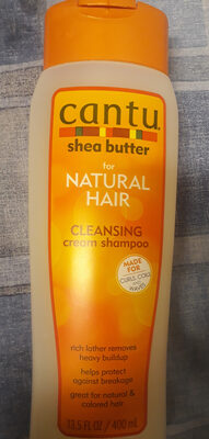 Suhkur ja toitained sees Cantu shea butter