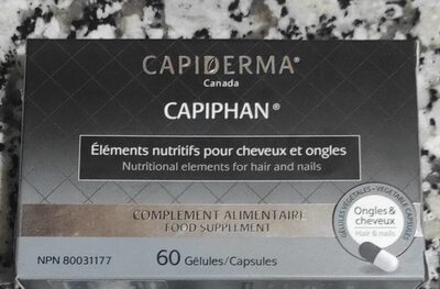 Sucre et nutriments contenus dans Capiderma