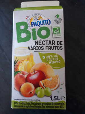 Sucre et nutriments contenus dans Paquito inter marche